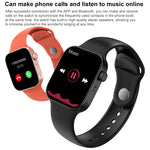 Braccialetto intelligente con schermo HD T500+MAX da 1,69 pollici, supporto per chiamate Bluetooth/monitoraggio della frequenza cardiaca