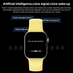Braccialetto intelligente con schermo HD T500+MAX da 1,69 pollici, supporto per chiamate Bluetooth/monitoraggio della frequenza cardiaca