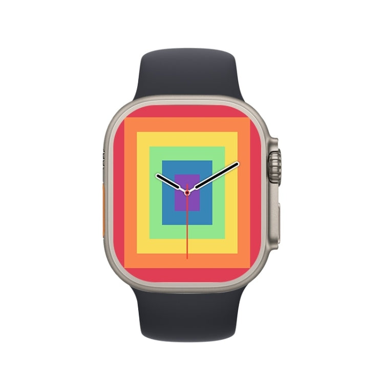 T800 Ultra 1,99 pollici Cinturino in silicone Smart Watch Supporto frequenza cardiaca / ECG, Silicone Band