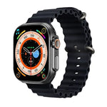 T800 Ultra 1,99 pollici Ocean Silicone Band Smart Watch Supporto Frequenza cardiaca / ECG, Ocean Silicone Band (Black), Ocean Silicone Band (White), Ocean Silicone Band (Yellow)