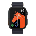T800 Ultra 1,99 pollici Ocean Silicone Band Smart Watch Supporto Frequenza cardiaca / ECG, Ocean Silicone Band (Black), Ocean Silicone Band (White), Ocean Silicone Band (Yellow)