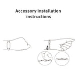 Bracciale in acciaio inossidabile originale per Xiaomi Mi Band 8 Fashion