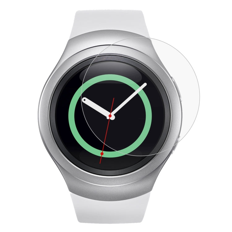 2 PZ ENKAY Hat-Prince per Samsung Gear S2 Smart Watch 0,2 mm 9H Durezza superficiale 2.15D Pellicola per schermo in vetro temperato antideflagrante