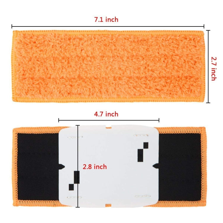 3pcs Reusable Replacement Microfiber Wet Cloth for iRobot Braava jet240/241