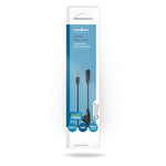 Cavo audio stereo con controllo del volume Maschio da 3,5mm-Femmina 1m Nero CAGB22090BK10 5412810288120 ND3578