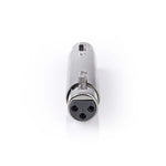Adattatore XLR Femmina a 3 pin XLR - Femmina a 3 pin XLR 10 pezzi Metallo 5412810298976 541281029897 5412810298976