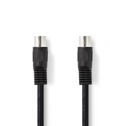 Cavo maschio DIN a 5 pin - Cavo maschio DIN a 5 pin | 2.0 m | Nero 5412810281220 541281028122  ND2145