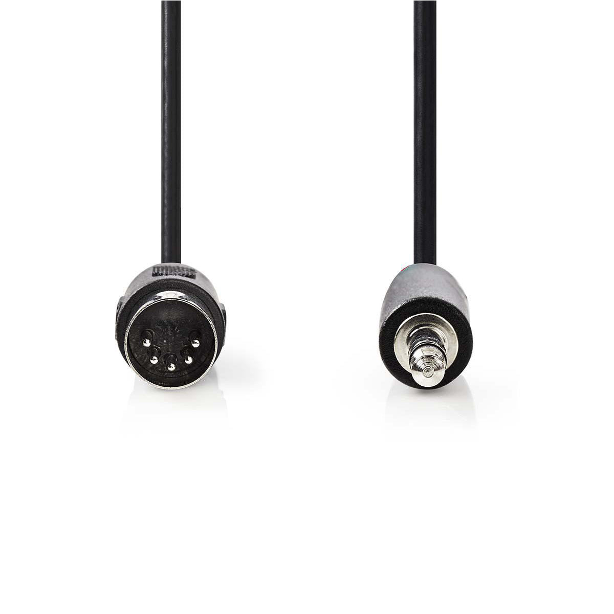 Cavo audio DIN maschio DIN a 5 pin - Maschio da 3,5 mm 1.0 m Nero 5412810281268 541281028126  CAGP20100BK10 ND2735