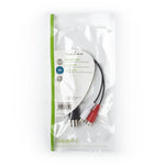 Cavo audio DIN Maschio DIN a 5 pin - 2x RCA femmina 0.2 m Nero 5412810281190 541281028119  CAGP20250BK02 ND2750