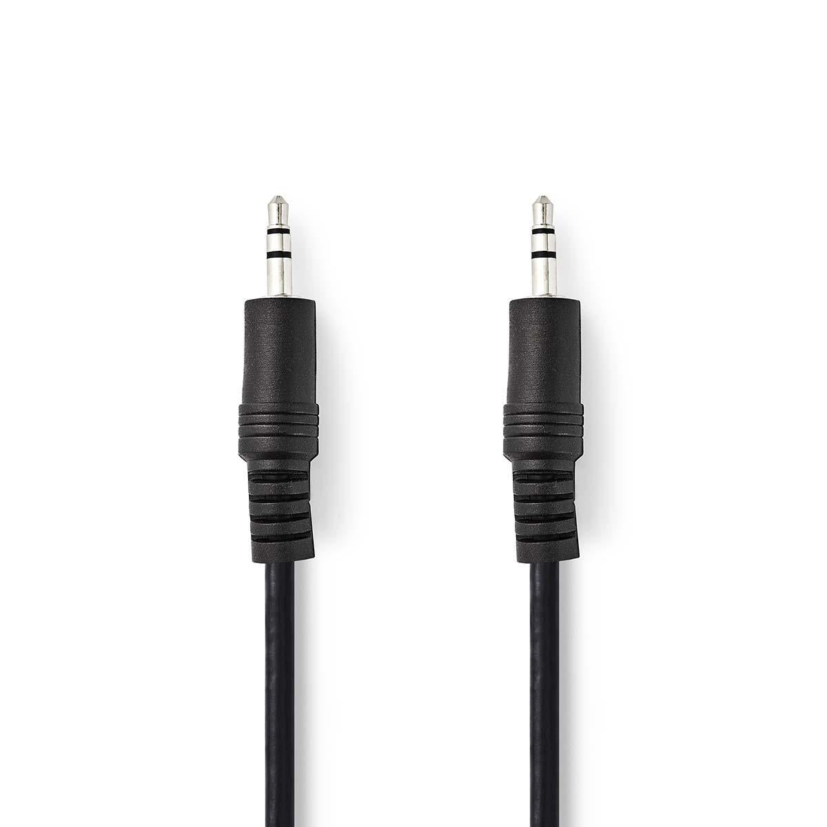 Cavo Audio Stereo jack audio maschio 3,5 mm  1m Nero