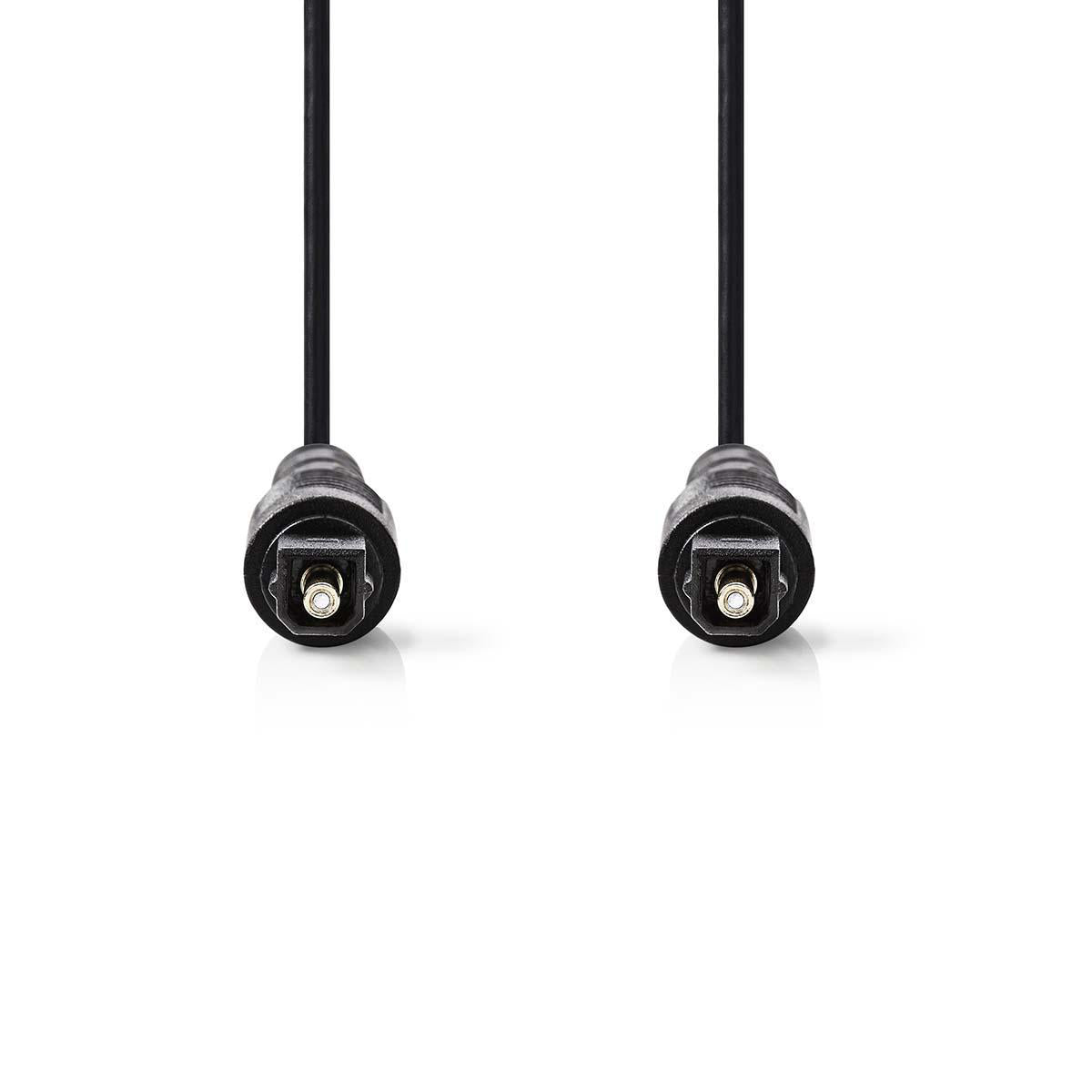 Cavo Audio Ottico | TosLink maschio - TosLink maschio | 1.0 m | Nero CAGP25000BK10 Codice EAN: 5412810281107 541281028110