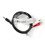 Cavo Audio Stereo | Maschio da 3,5 mm - 2x Maschio RCA | 1.5 m | Nero CAGT22200BK15 Codice EAN: 5412810297795