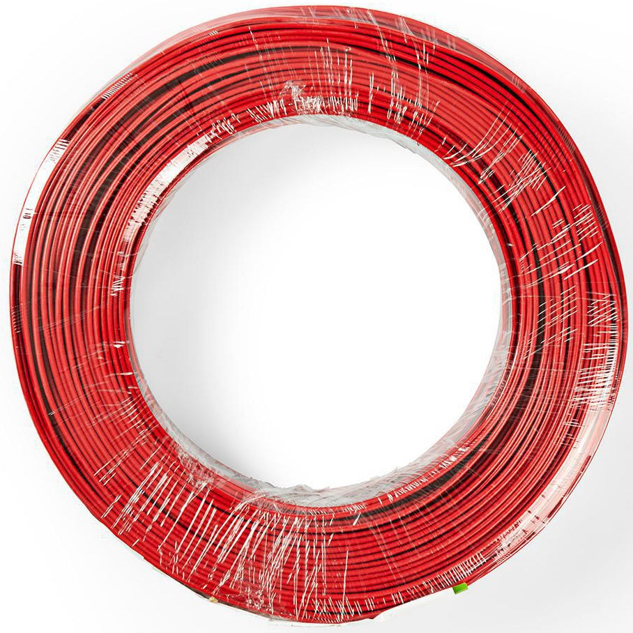 Cavo per Altoparlante 2x 0,75 mm2 100 m Avvolgibile Nero/Rosso CAGW0750BK1000 5412810312443 ND1745