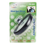 Specchietto retrovisore per punti ciechi Specchietto ausiliario grandangolare regolabile universale, Rear View Blind Spot Mirror, SY-080