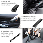 Aspirapolvere potente portatile senza fili portatile da 90 W per auto/casa, Navy Blue, White
