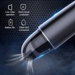 Aspirapolvere potente portatile senza fili portatile da 90 W per auto/casa, Navy Blue, White