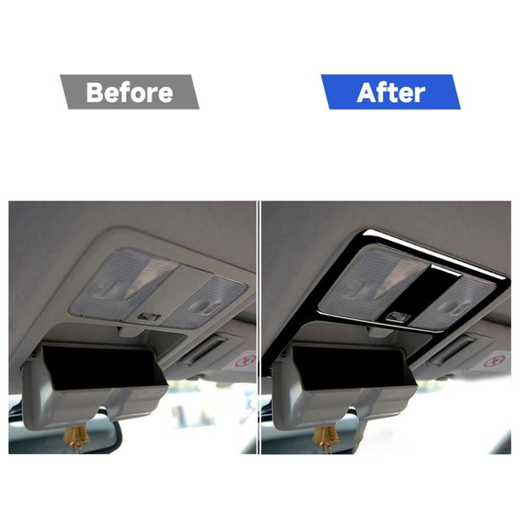 Per Nissan 350z 2003-2009 3 pezzi adesivo decorativo per luce di lettura per auto, guida a destra e a sinistra universale, Car Reading Light