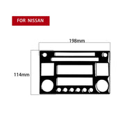 Per Nissan 350Z 2003-2009 Autoradio CD Pannello di riproduzione Adesivi decorativi, Guida a destra e a sinistra Universale, Car CD Radio Playback Panel