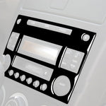 Per Nissan 350Z 2003-2009 Autoradio CD Pannello di riproduzione Adesivi decorativi, Guida a destra e a sinistra Universale, Car CD Radio Playback Panel