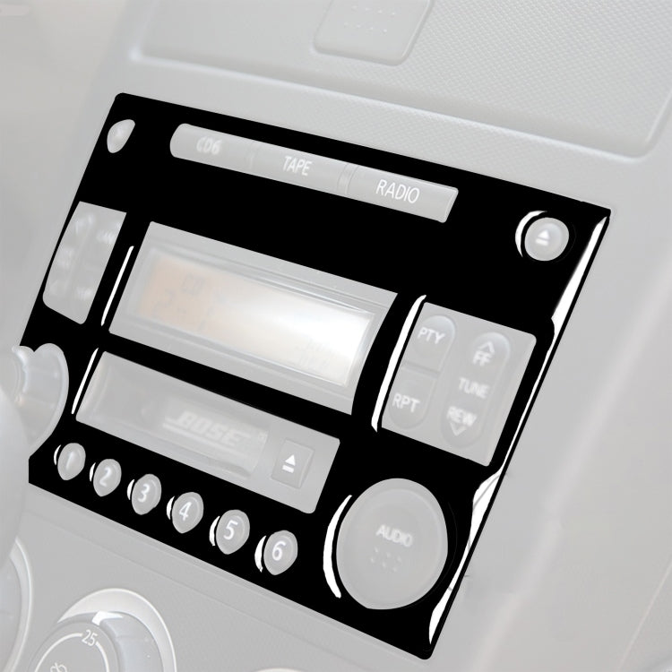 Per Nissan 350Z 2003-2009 Autoradio CD Pannello di riproduzione Adesivi decorativi, Guida a destra e a sinistra Universale, Car CD Radio Playback Panel