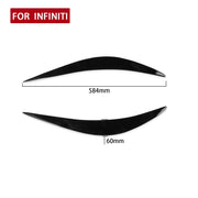 Sopracciglio leggero ABS per auto per Infiniti Q50 2014-2019, For Infiniti Q50 2014-2019