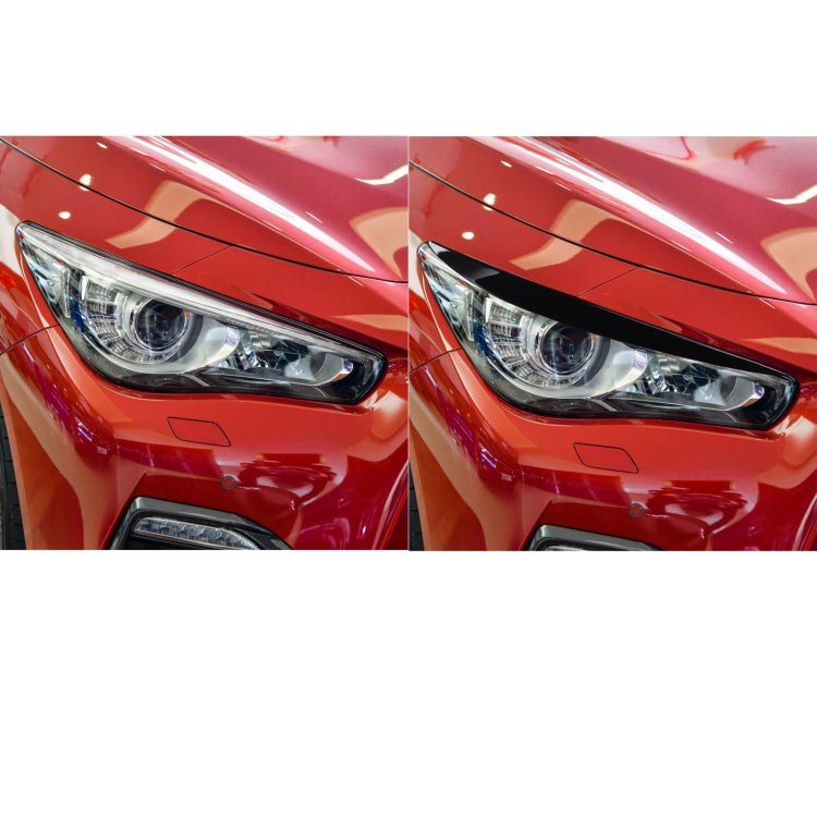 Sopracciglio leggero ABS per auto per Infiniti Q50 2014-2019, For Infiniti Q50 2014-2019