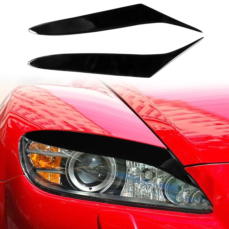 Sopracciglio leggero ABS per auto per Mazda RX-8 2004-2008, For Mazda RX8 2004-2008