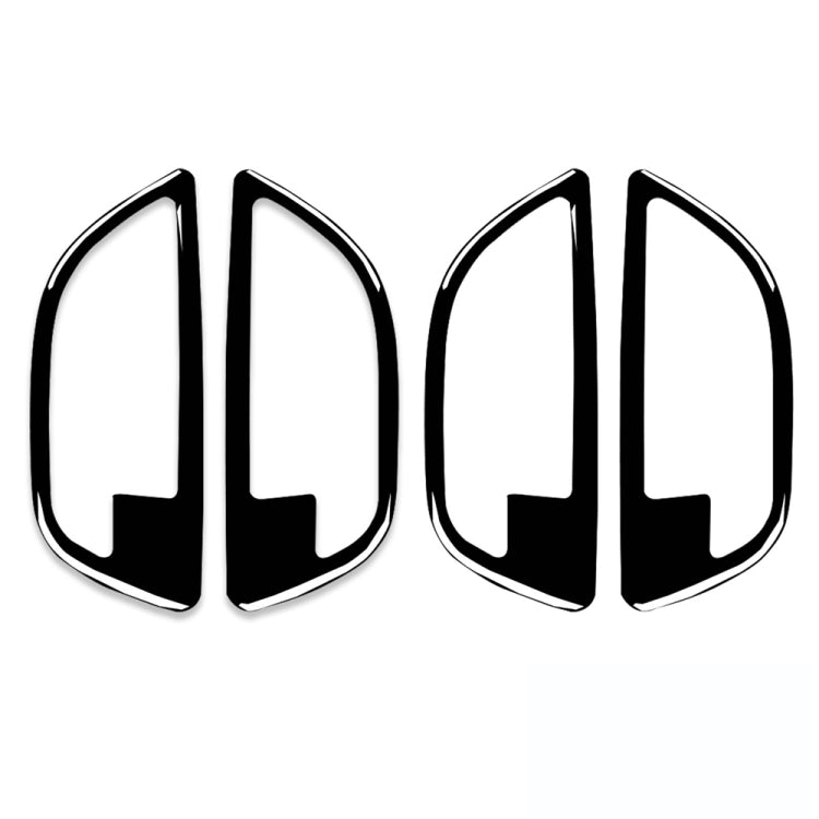 Per BMW Serie 5 F10 2011-2017 4 pezzi Adesivo decorativo per telaio maniglia portiera auto, Guida sinistra e destra universale, Door Handle Frame