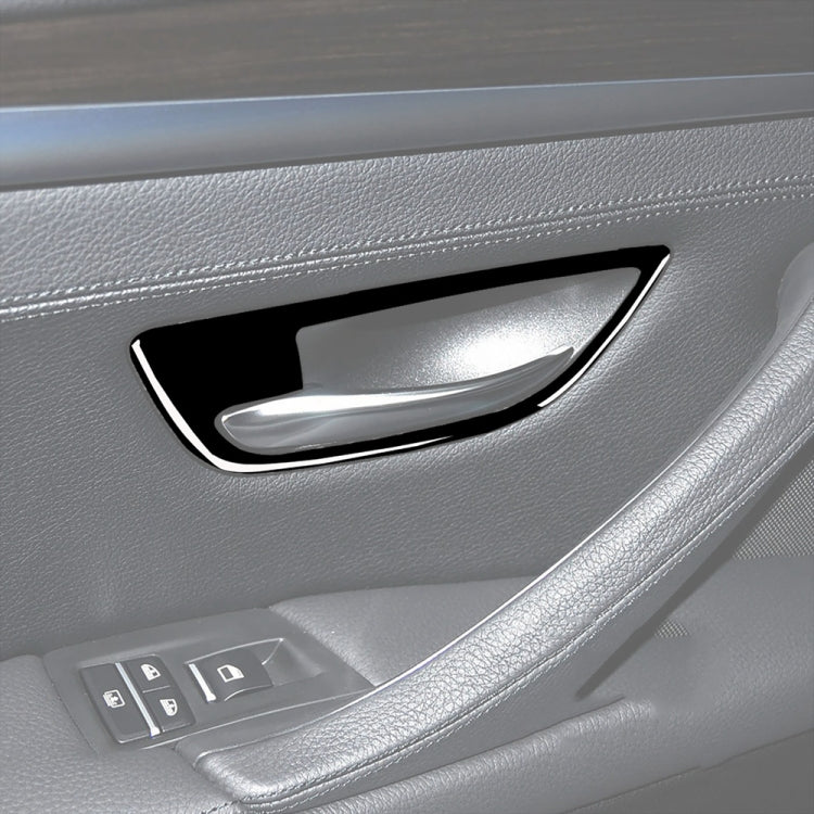 Per BMW Serie 5 F10 2011-2017 4 pezzi Adesivo decorativo per telaio maniglia portiera auto, Guida sinistra e destra universale, Door Handle Frame