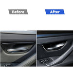 Per BMW Serie 5 F10 2011-2017 4 pezzi Adesivo decorativo per telaio maniglia portiera auto, Guida sinistra e destra universale, Door Handle Frame
