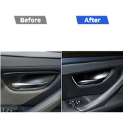 Per BMW Serie 5 F10 2011-2017 4 pezzi Adesivo decorativo per telaio maniglia portiera auto, Guida sinistra e destra universale, Door Handle Frame