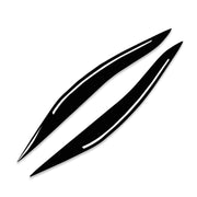 Per BMW Serie 5 F10 2014-2016 Adesivo decorativo per sopracciglio della lampada per auto, guida a destra e a sinistra universale, For BMW 5 Series F10 2014-2016 Lamp Eyebrow