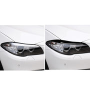 Per BMW Serie 5 F10 2014-2016 Adesivo decorativo per sopracciglio della lampada per auto, guida a destra e a sinistra universale, For BMW 5 Series F10 2014-2016 Lamp Eyebrow