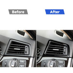Per BMW Serie 5 F10 2011-2017 Adesivo decorativo per cornice uscita aria laterale auto, guida a destra, Side Air Outlet Frame,Right Drive