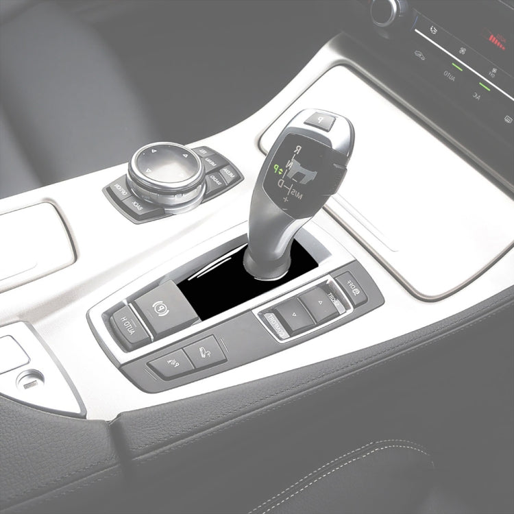 Per BMW Serie 5 F07 F10 F25 F26 / GT X3 X4 2009-2016 Adesivo decorativo con freno a mano per auto sotto il pannello, Guida a destra, Handbrake Below Panel, Right Drive