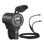 ZH-723F5 Caricatore per auto doppio USB a ricarica rapida per telefono cellulare QC3.0 per auto/moto