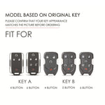 Per Chevrolet GMC / Colorad Custodia protettiva in pelle per chiave auto C159 a 4 pulsanti, 4-button