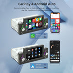 M160W 5 pollici Car Wireless MP5 Player Support Phone Mirror Link / Controllo del volante, M160W