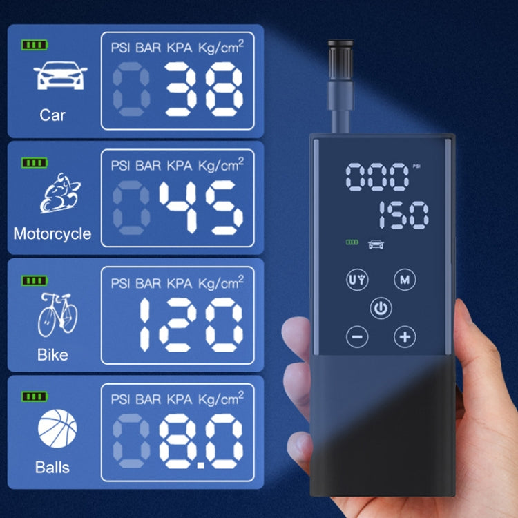 Pompa di aria elettrica intelligente per pompa di aria wireless Mini Touch portatile per auto GP2, GP2