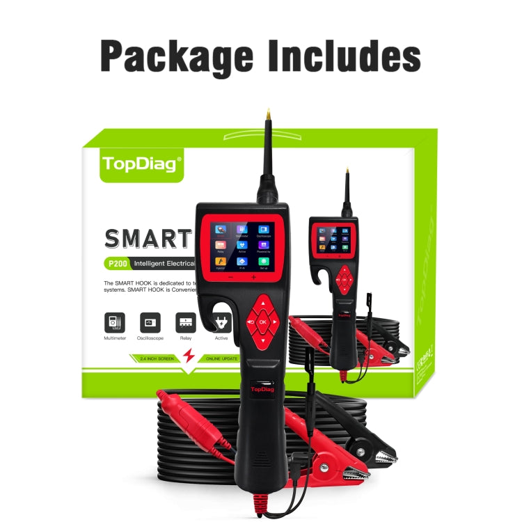 Strumento diagnostico analizzatore intelligente del circuito per auto TopDiag P200, TopDiag P200