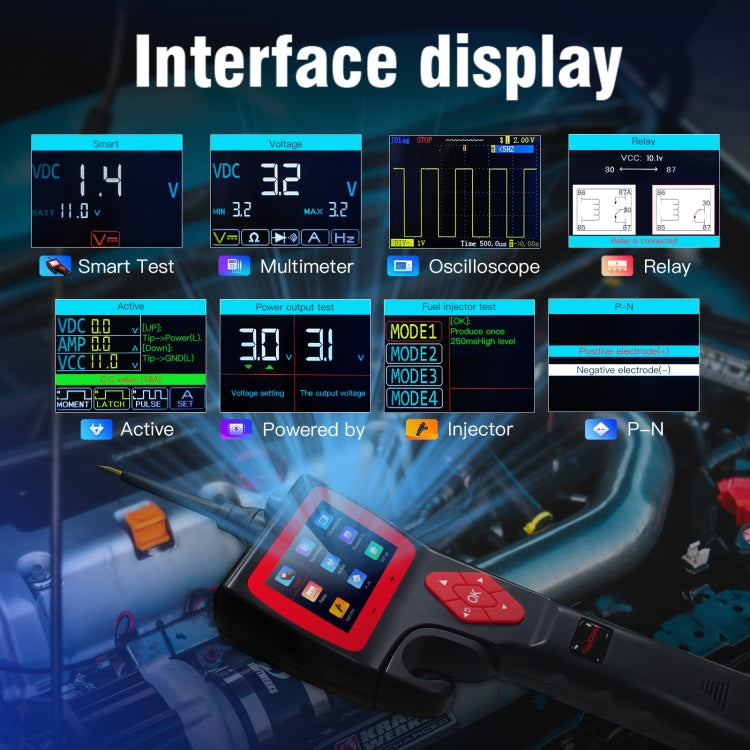 Strumento diagnostico analizzatore intelligente del circuito per auto TopDiag P200, TopDiag P200