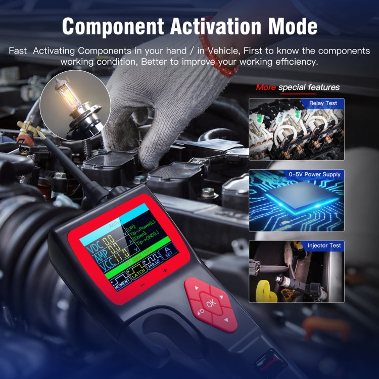 Strumento diagnostico analizzatore intelligente del circuito per auto TopDiag P200, TopDiag P200