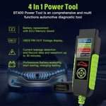 TopDiag BT400 Strumento diagnostico analizzatore intelligente per batteria per auto 4 in 1, TopDiag BT400