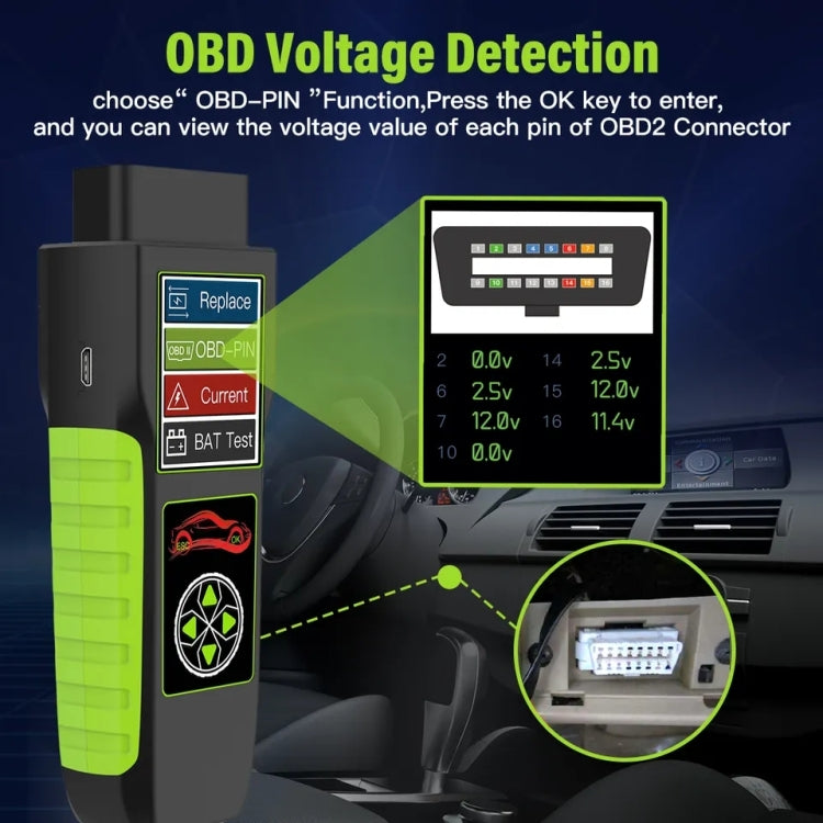 TopDiag BT400 Strumento diagnostico analizzatore intelligente per batteria per auto 4 in 1, TopDiag BT400