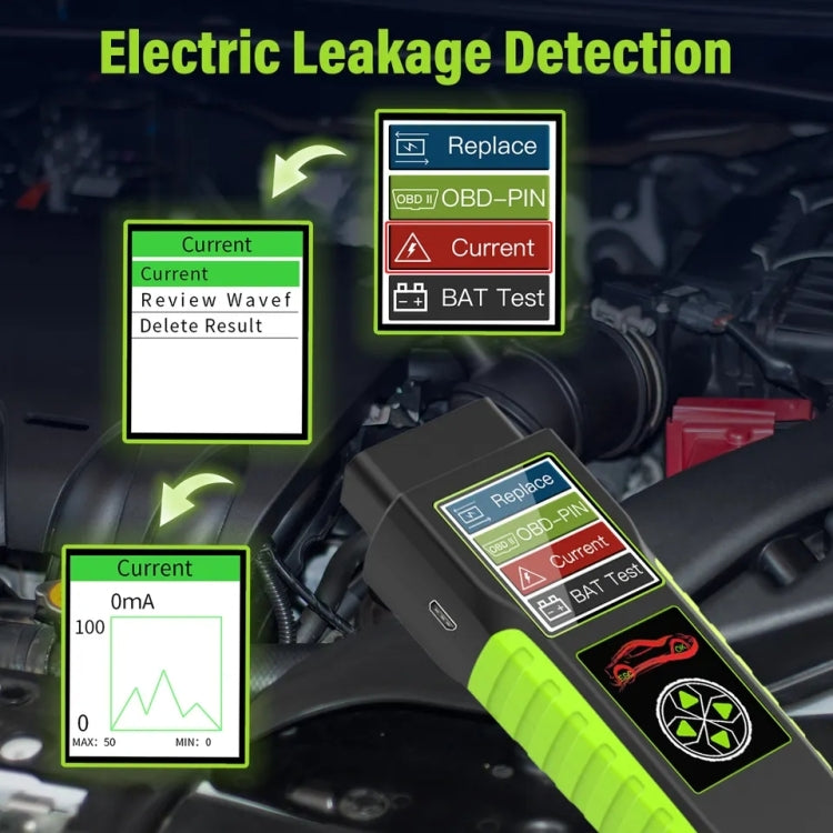 TopDiag BT400 Strumento diagnostico analizzatore intelligente per batteria per auto 4 in 1, TopDiag BT400