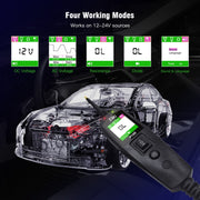 Strumento diagnostico analizzatore intelligente di circuiti per auto TopDiag P100, lunghezza cavo: 10 m, TopDiag P100 10m