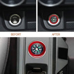 Copertura antipolvere per accendisigari in metallo per auto/moto