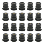 Dadi in ottone per parabrezza universale per moto 20 in 1 M6, M6