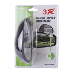 3R-091 Specchio grandangolare regolabile per punto cieco dell'auto, retrovisore sinistro, 3R-091 (Black), 3R-091