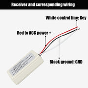 Portabicchieri multifunzionale per auto Pulsante manopola wireless Pulsante volante Telecomando senza luce, without Light
